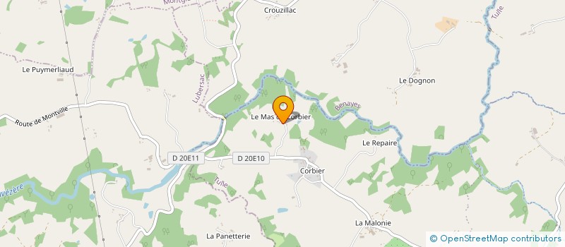 localisation de l'entreprise SCEA DU MAS DE CORBIER  SAINT-PARDOUX-CORBIER