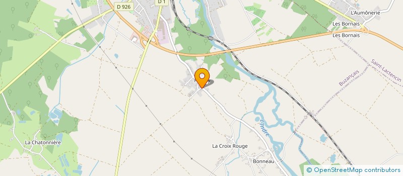 localisation de l'entreprise SCEA DU MAS DE PLEIN à BUZANCAIS