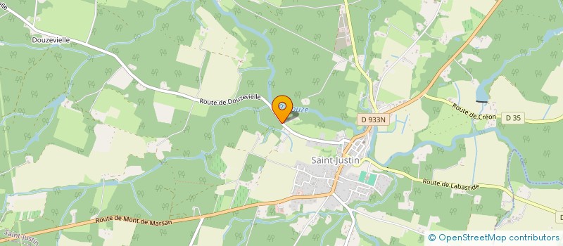 localisation de l'entreprise SCEA DU MAYSOUOT  SAINT-JUSTIN