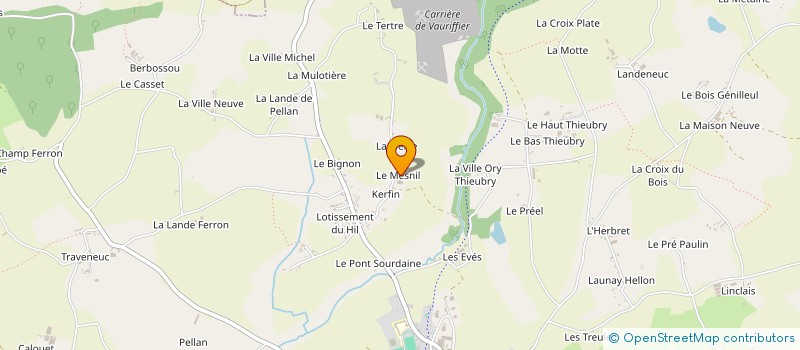 localisation de l'entreprise SCEA DU MESNIL à PLOUASNE