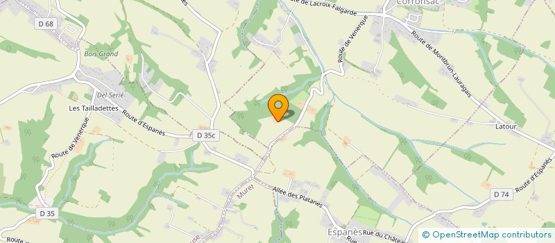 localisation de l'entreprise SCEA DU MIECH  CORRONSAC