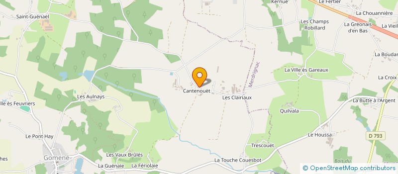 localisation de l'entreprise SCEA DU MINERAI  GOMENE