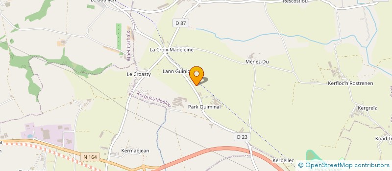 localisation de l'entreprise SCEA DU MOELOU à KERGRIST-MOELOU