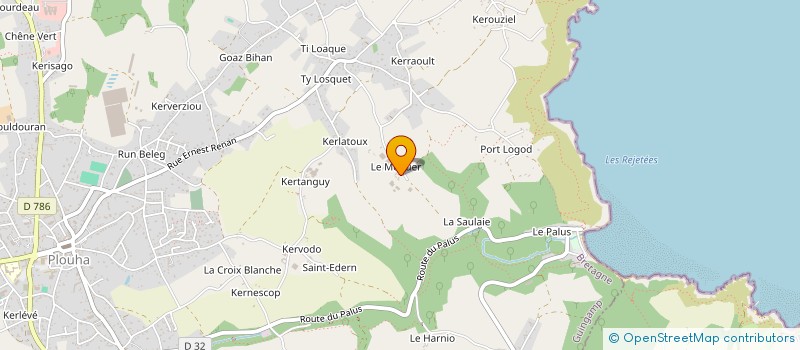 localisation de l'entreprise SCEA DU MOGUER à PLOUHA