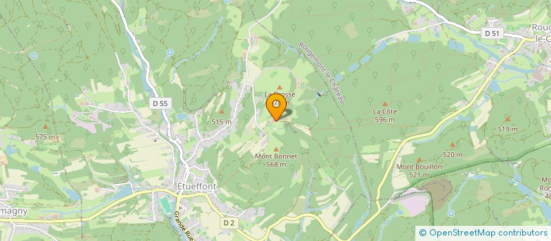 localisation de l'entreprise SCEA DU MONT BONNET à ETUEFFONT