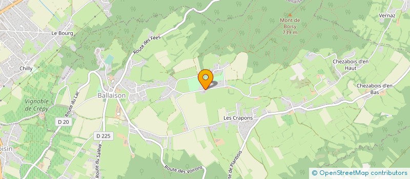 localisation de l'entreprise SCEA DU MONT DE BOISY  BALLAISON