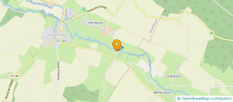 localisation de l'entreprise SCEA DU MONT DION  GRANDCOURT