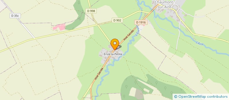 localisation de l'entreprise SCEA DU MONT MAZEL à ERIZE-LA-PETITE