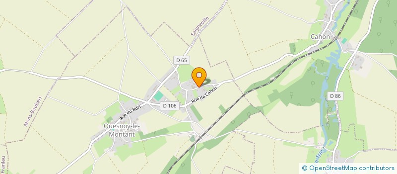 localisation de l'entreprise SCEA DU MONTANT  QUESNOY-LE-MONTANT