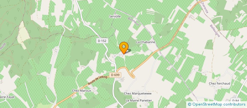 localisation de l'entreprise SCEA DU MONTET à BONNEUIL