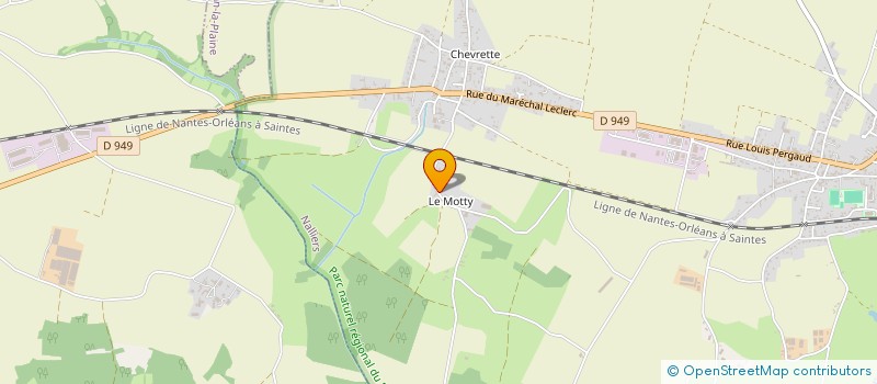 localisation de l'entreprise SCEA DU MOTTY à NALLIERS