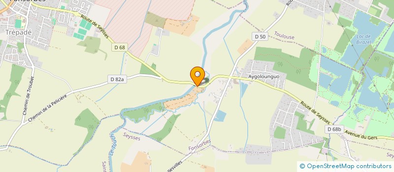 localisation de l'entreprise SCEA DU MOULIAS  FONSORBES