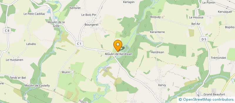 localisation de l'entreprise SCEA DU MOULIN à NOYAL-MUZILLAC