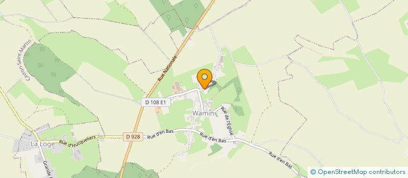 localisation de l'entreprise SCEA DU MOULIN  WAMIN