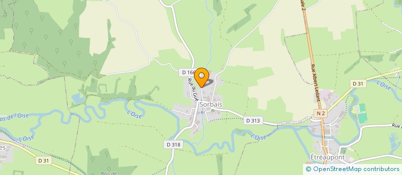 localisation de l'entreprise SCEA DU MOULIN DE SORBAIS à SORBAIS