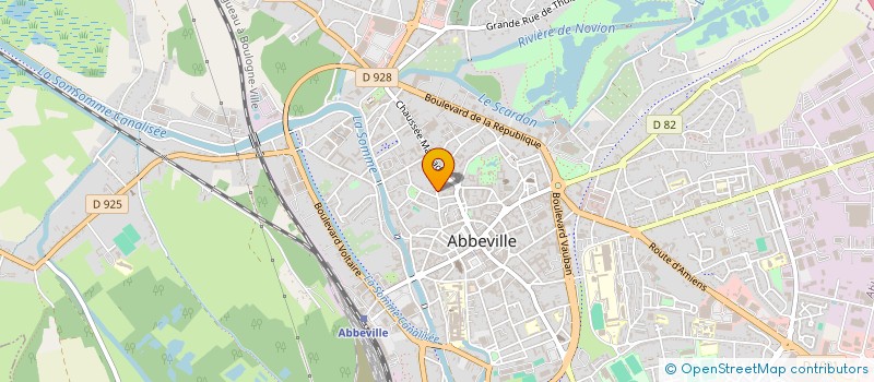 localisation de l'entreprise SCEA DU MOULIN DE VERGIES à ABBEVILLE
