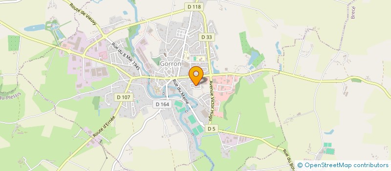 localisation de l'entreprise SCEA DU MOULIN NEUF  BRECE