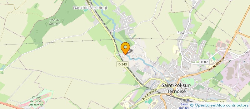 localisation de l'entreprise SCEA DU MOULIN VERT  GAUCHIN-VERLOINGT