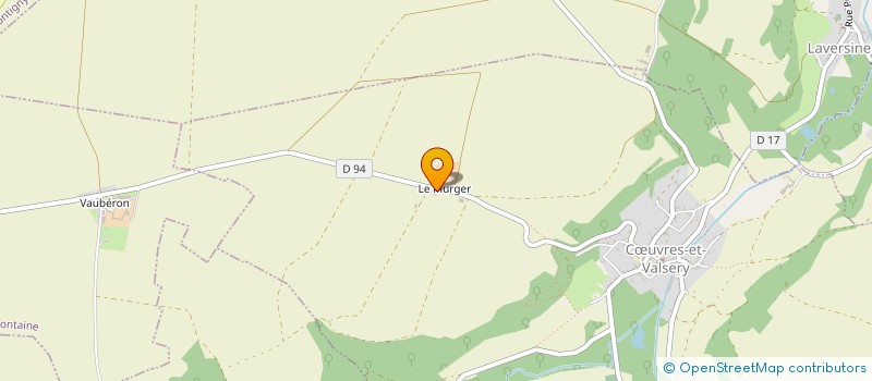 localisation de l'entreprise SCEA DU MURGER  COEUVRES-ET-VALSERY
