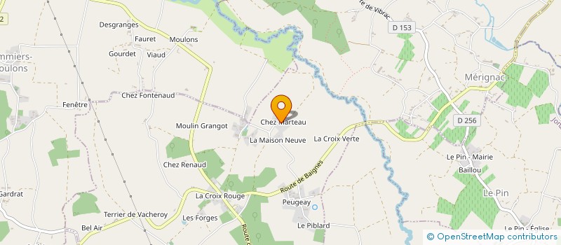 localisation de l'entreprise SCEA DU MURIER SAUVAGE  SOUSMOULINS