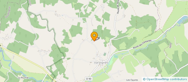 localisation de l'entreprise SCEA DU NAUZON à CHAMPNIERS-ET-REILHAC