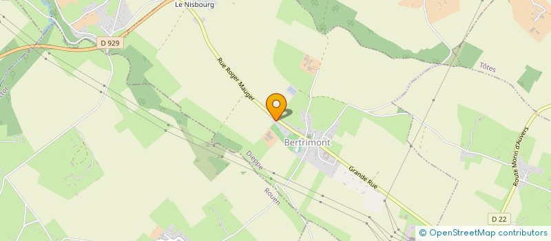 localisation de l'entreprise SCEA DU NISBOURG  BERTRIMONT