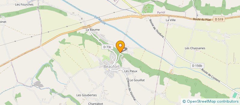 localisation de l'entreprise SCEA DU NIVOLLON à BEAUFORT