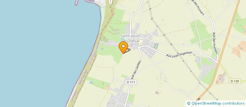 localisation de l'entreprise SCEA DU PALAIS  SAINT-JOUIN-BRUNEVAL