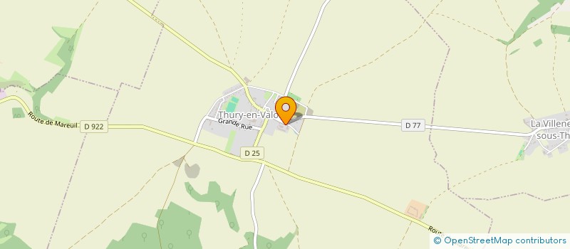 localisation de l'entreprise SCEA DU PARC  THURY-EN-VALOIS