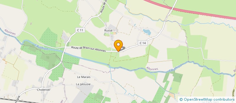 localisation de l'entreprise SCEA DU PATIS DES GUIDES à ALLONNES