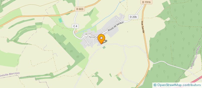 localisation de l'entreprise SCEA DU PECHE à NIXEVILLE-BLERCOURT