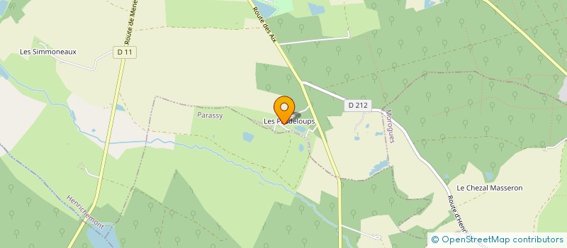 localisation de l'entreprise SCEA DU PETIT BOIS  HENRICHEMONT