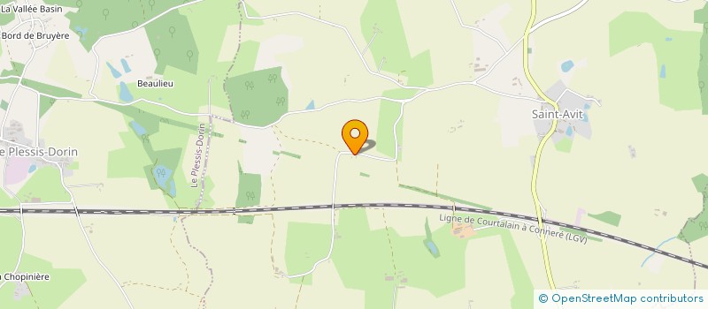 localisation de l'entreprise SCEA DU PETIT VERGER  CHOUE