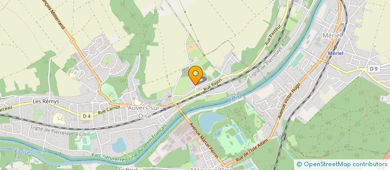 localisation de l'entreprise SCEA DU PIERRAT  AUVERS-SUR-OISE