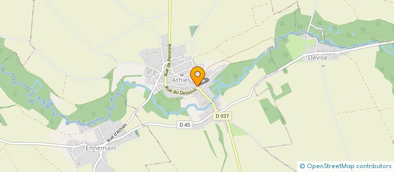 localisation de l'entreprise SCEA DU PLACH  ATHIES