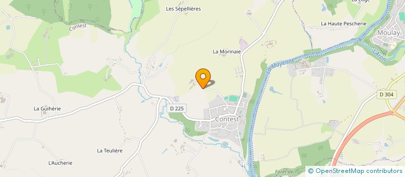 localisation de l'entreprise SCEA DU PLESSIS  PARIGNE-SUR-BRAYE