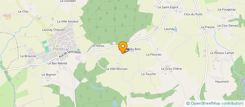 localisation de l'entreprise SCEA DU PLESSIX à PLEDELIAC