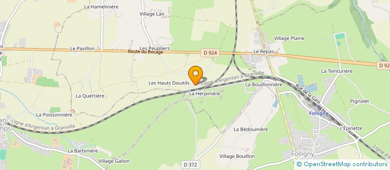 localisation de l'entreprise SCEA DU POIRIER  LE LOREUR