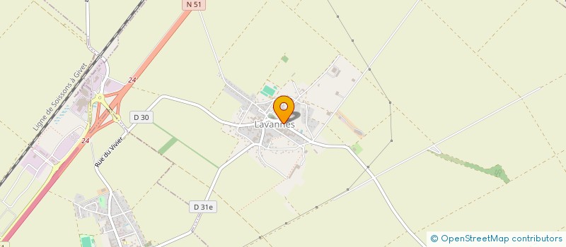 localisation de l'entreprise SCEA DU PONT DES AULNES à LAVANNES