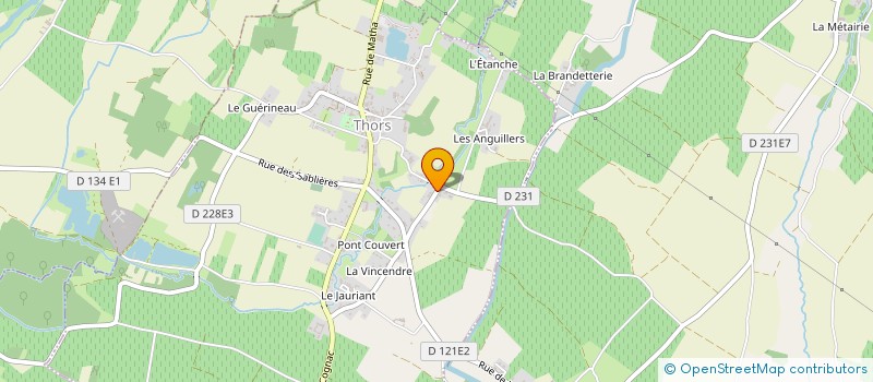 localisation de l'entreprise SCEA DU PONT RENOUX à THORS