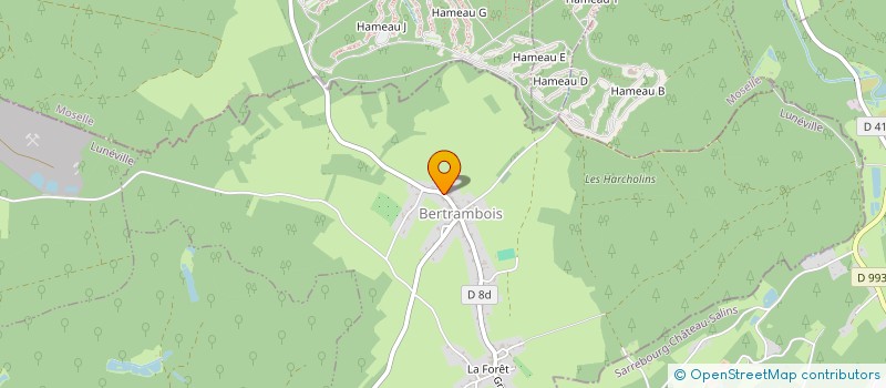 localisation de l'entreprise SCEA DU PRE CEZANE à BERTRAMBOIS