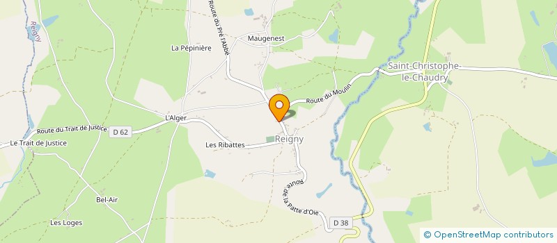 localisation de l'entreprise SCEA DU PRE L'ABBE  REIGNY