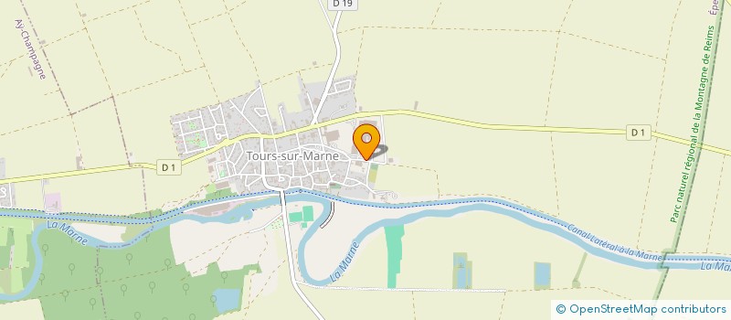 localisation de l'entreprise SCEA DU PRE NOEL  TOURS-SUR-MARNE