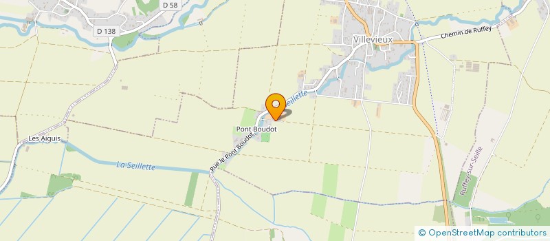 localisation de l'entreprise SCEA DU PRE RANFROY  VILLEVIEUX