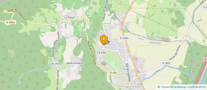 localisation de l'entreprise SCEA DU PUITS BLUMET ET FILS  CHAPAREILLAN