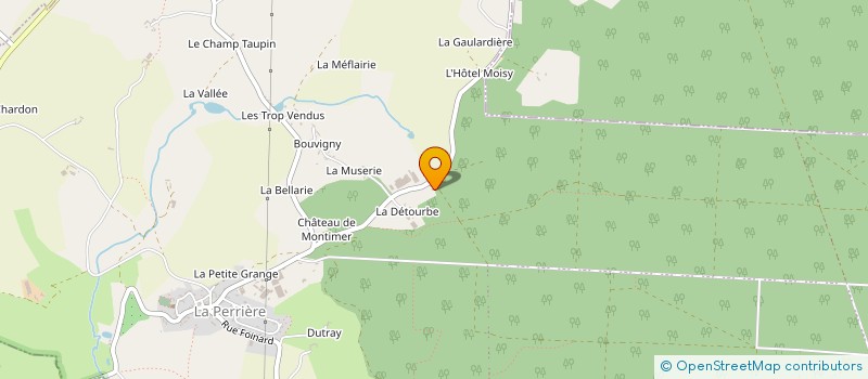 localisation de l'entreprise SCEA DU RAVALIER à BELFORET-EN-PERCHE