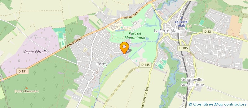 localisation de l'entreprise SCEA DU RELAY  LA FERTE-ALAIS