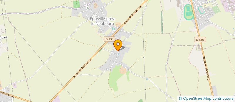 localisation de l'entreprise SCEA DU RESSAULT VAUQUELIN  LE NEUBOURG