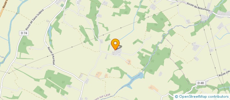 localisation de l'entreprise SCEA DU RESSEGAYRE à BEAUMONT-SUR-LEZE
