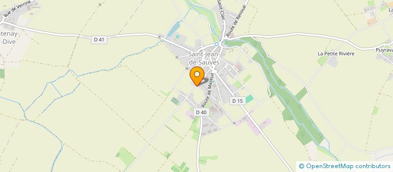 localisation de l'entreprise SCEA DU ROGNON  SAINT-JEAN-DE-SAUVES